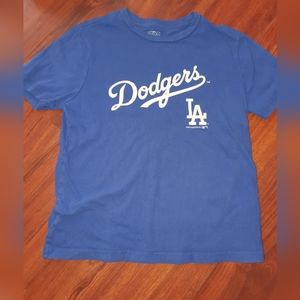 LA Dodgers youth blue tshirt sz M